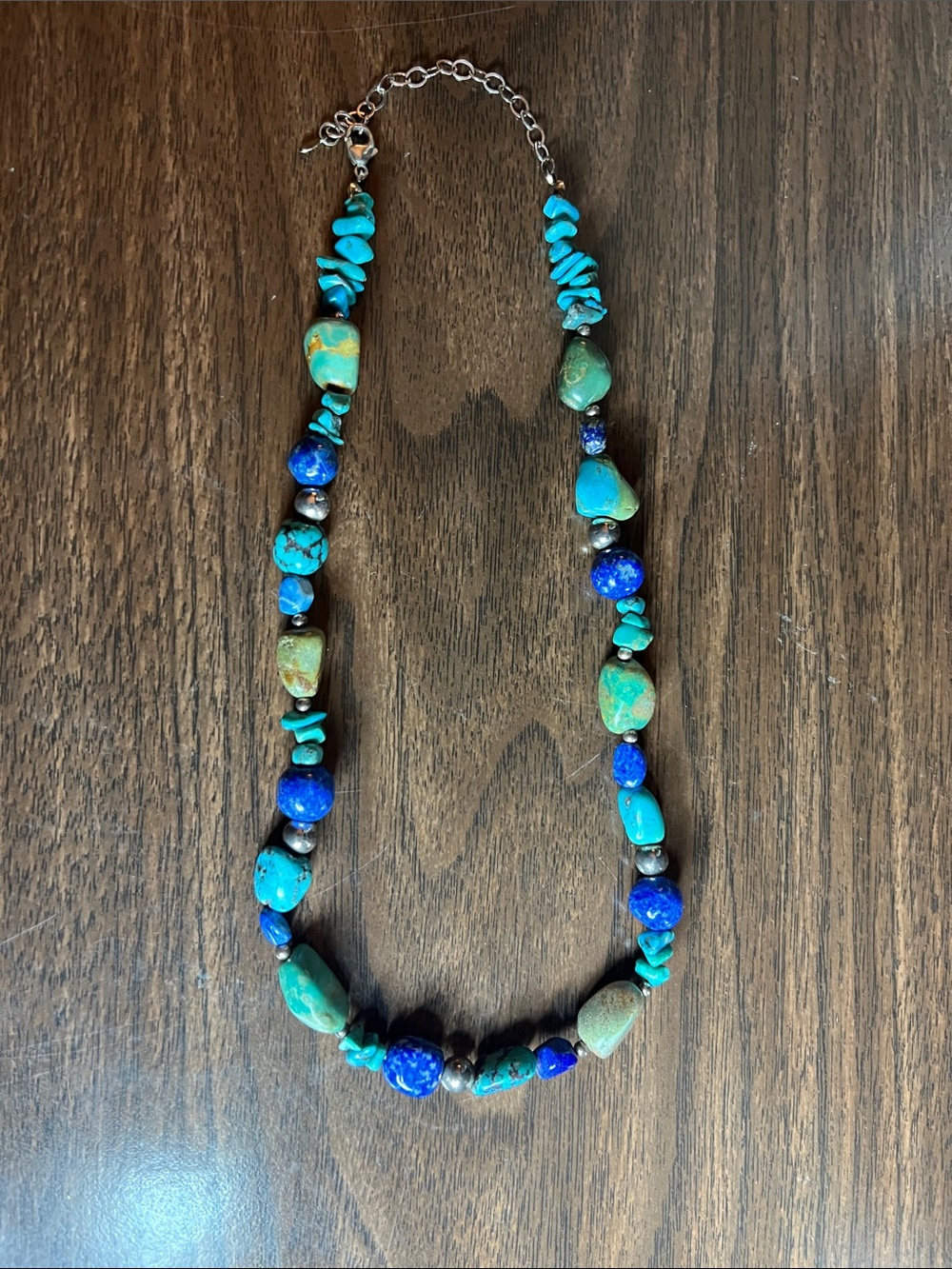 Vintage- Shube Dakota West chunky Lapis Lazuli 925 Sterling and Turquoise